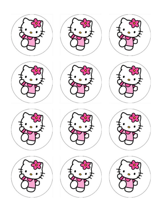 Картинки хелло китти распечатать наклейки