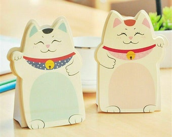 Kawaii Cat Memo Note Etsy