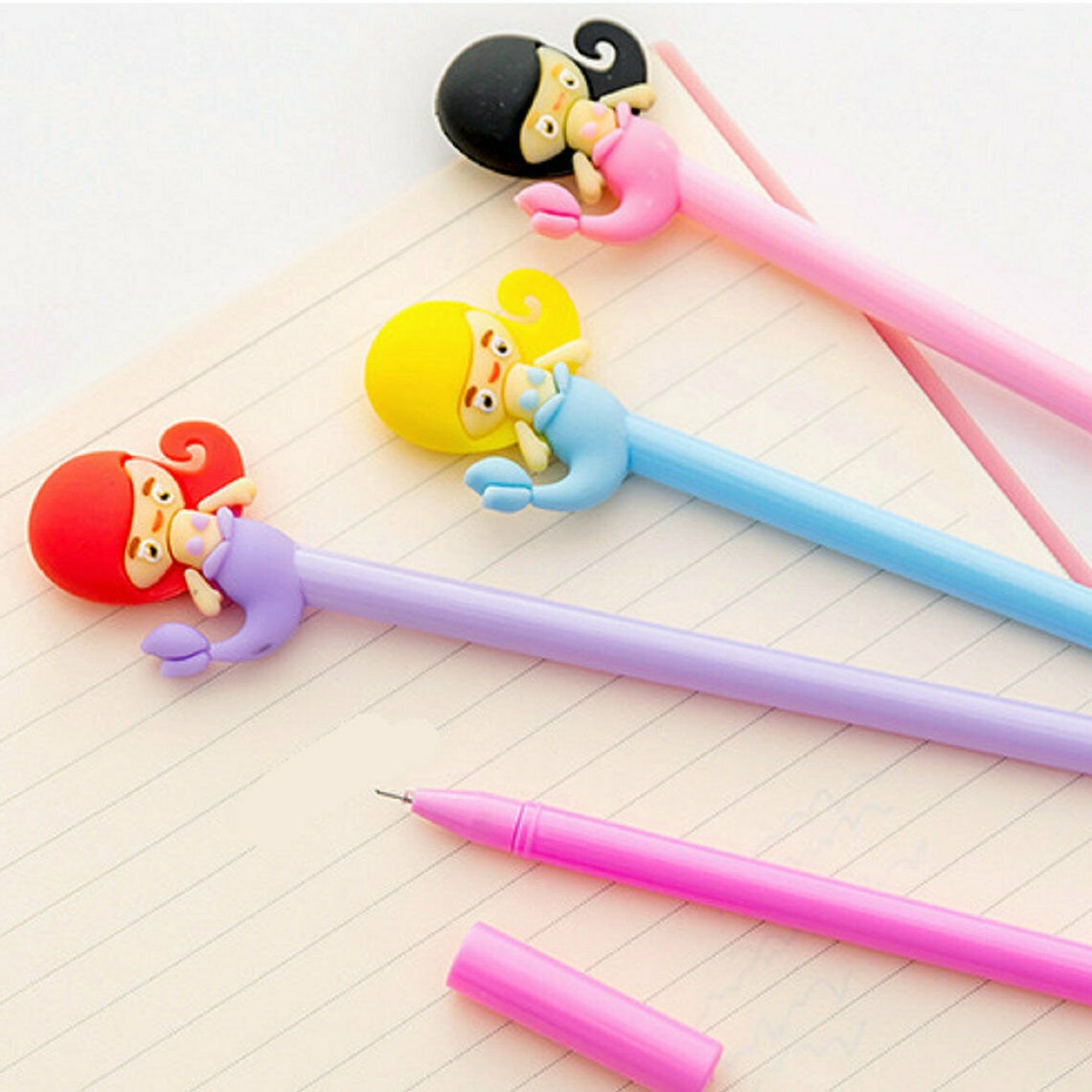 Meerjungfrau Stifte süße Meerjungfrau Mädchen Stift Set Set | Etsy