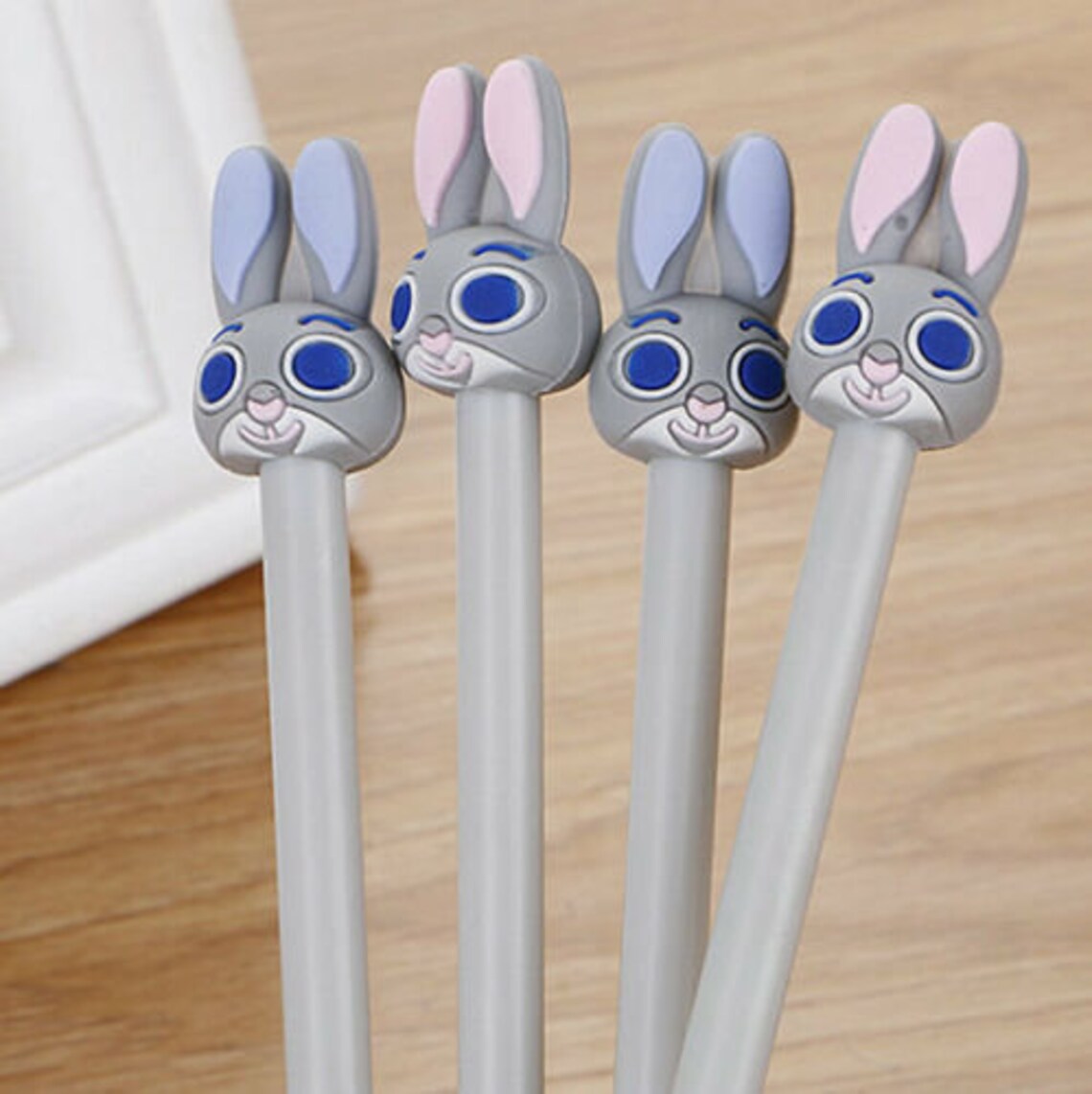 Rabbit Pen Set Bunny Pen Set 2 Cute Animal Pens Novelty Pen Etsy