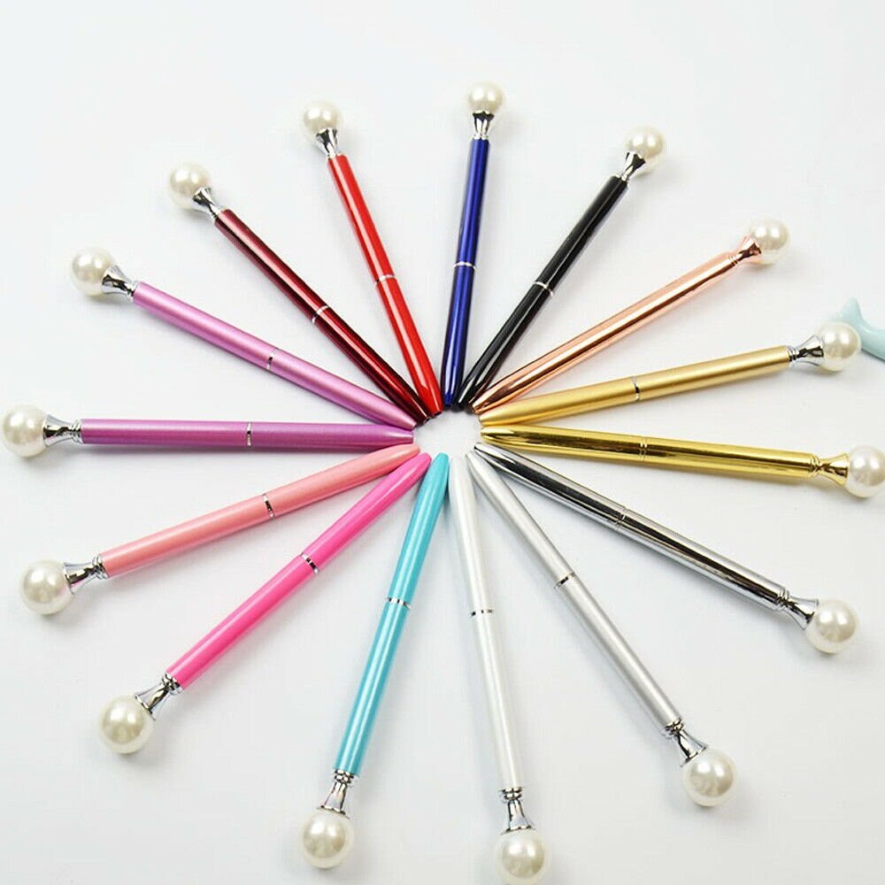 Pearl Pen Large Pearl Pen Novelty Pen Colorful Pearl Pen Etsy