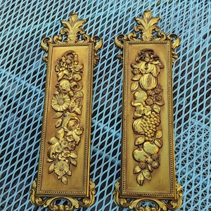 Syroco vintage gold wall home décor