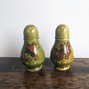 Large ceramic salt & pepper shakers