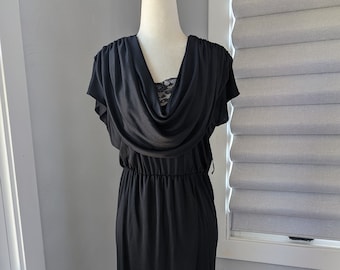 sexy vintage schwarzes Kleid XS/S
