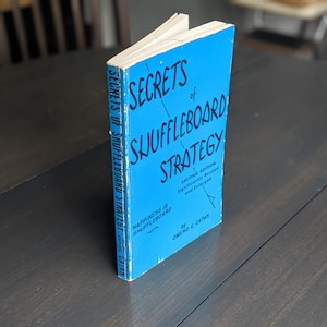Secrets Of Shuffleboard Strategy (1973) - Second Edition - Omero C. Catan - Paperback