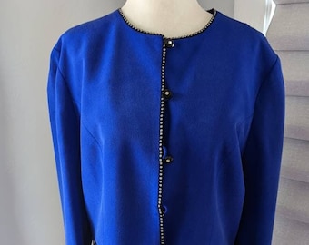 Veste habillée en soie taille 10