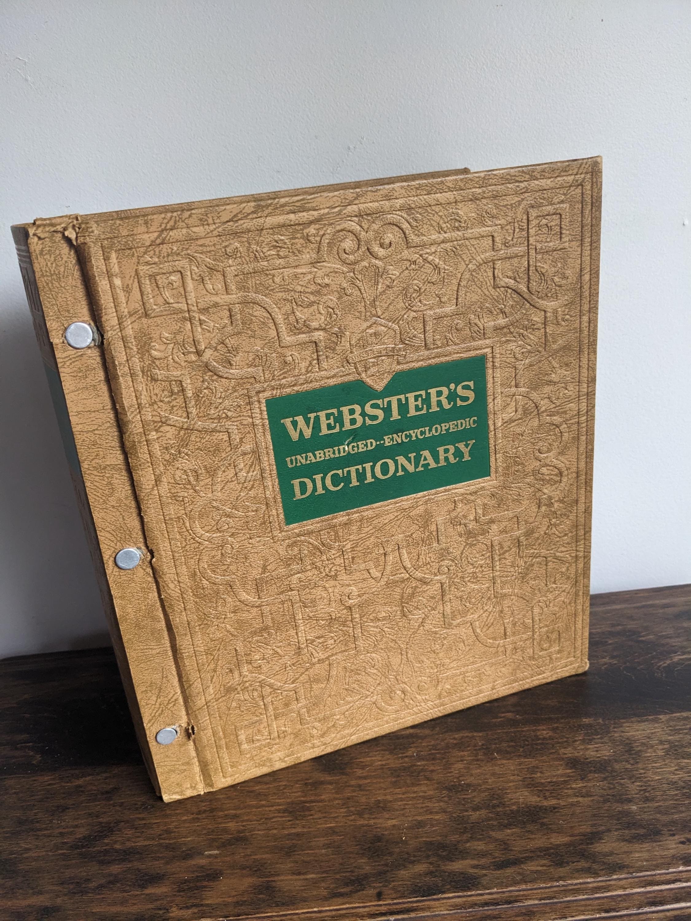 1950 Webster Dictionary - Etsy