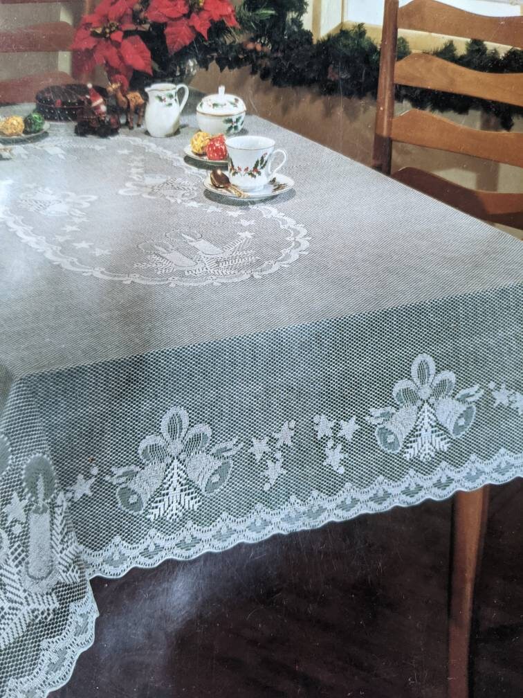 Vinyl Lace Tablecloth 70 Round Etsy