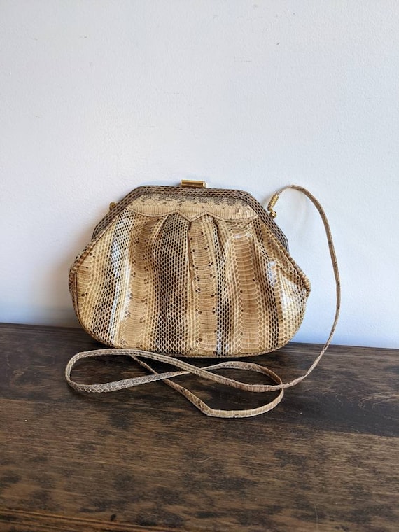 Genuine snakeskin purse