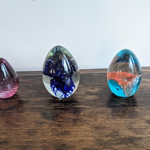 Blown glass art paperweights