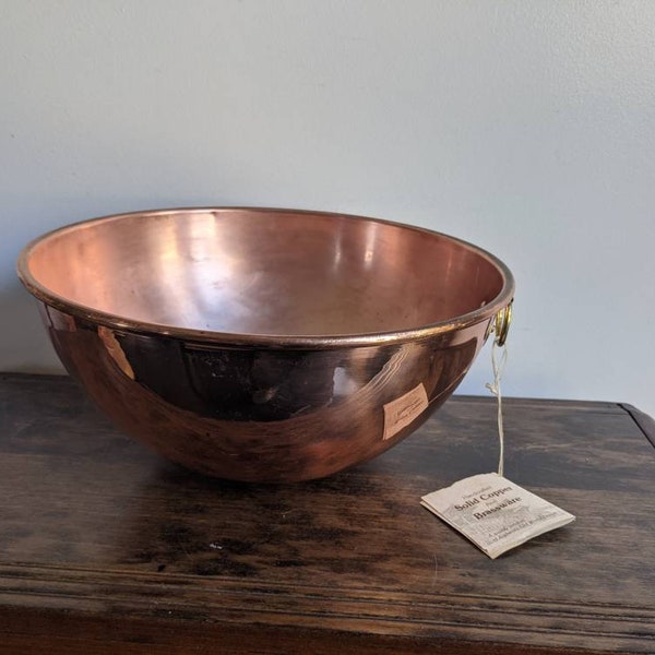 Copper beating bowl
