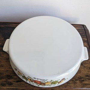 Rare Corning Ware round 8 1/2 casserole dimpled lid image 4