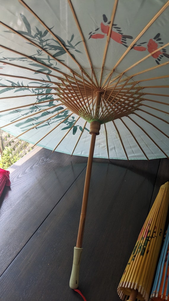 Vintage Chinese parasols umbrellas - image 6