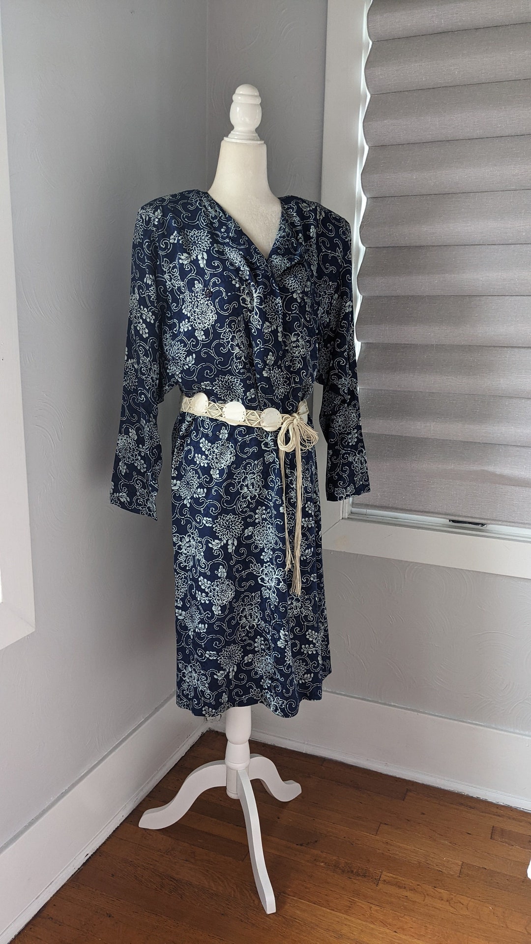 I.magnin Silk Dress Size 14 Large Vintage - Etsy