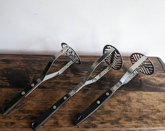 Ekco Forge and Household mashers vintage USA kitchen utensils (E)