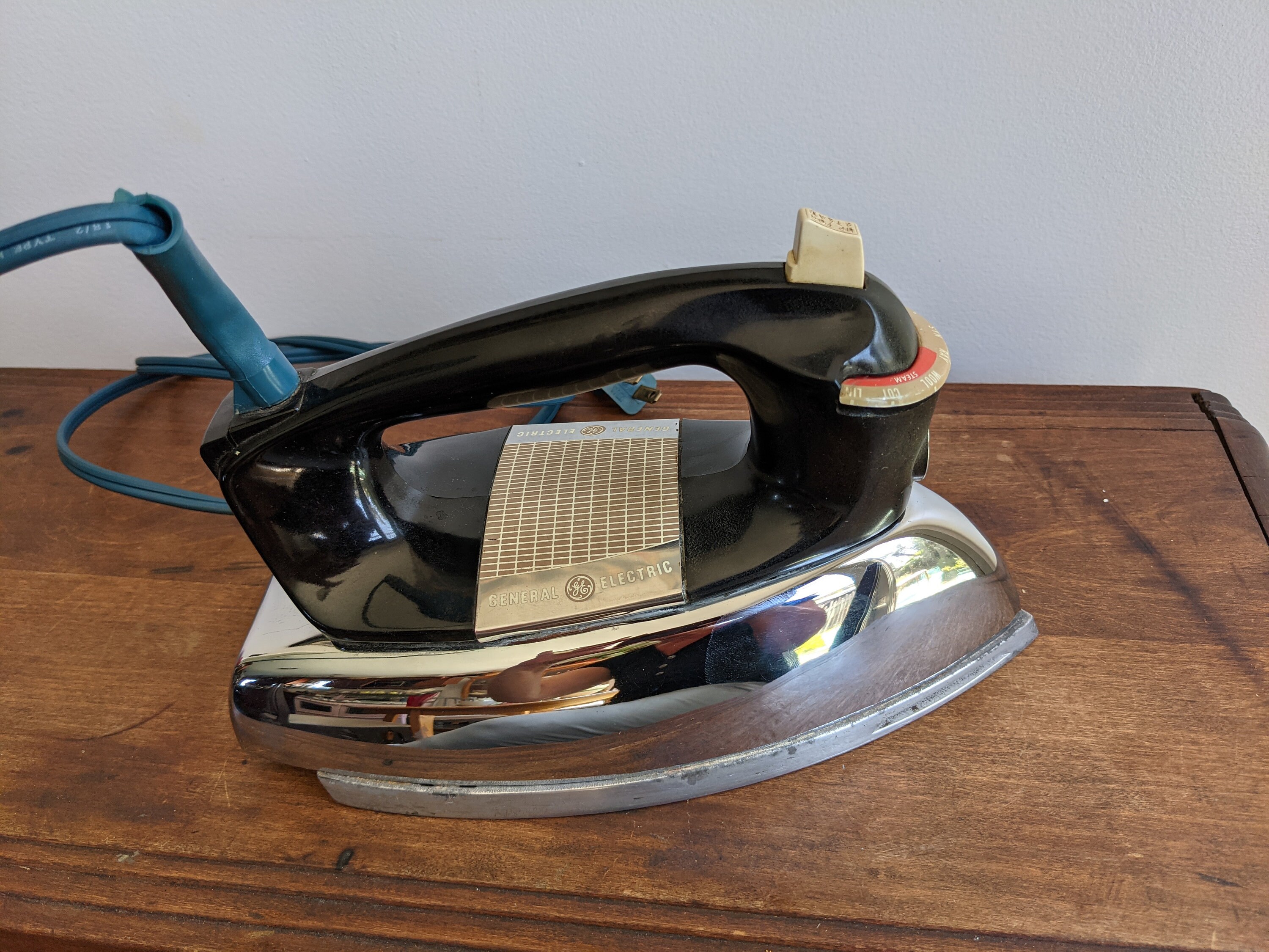 Vintage Iron By General Electric, Chrome Mid Century Clothes Iron, Per –  Funkyhouse Vintage