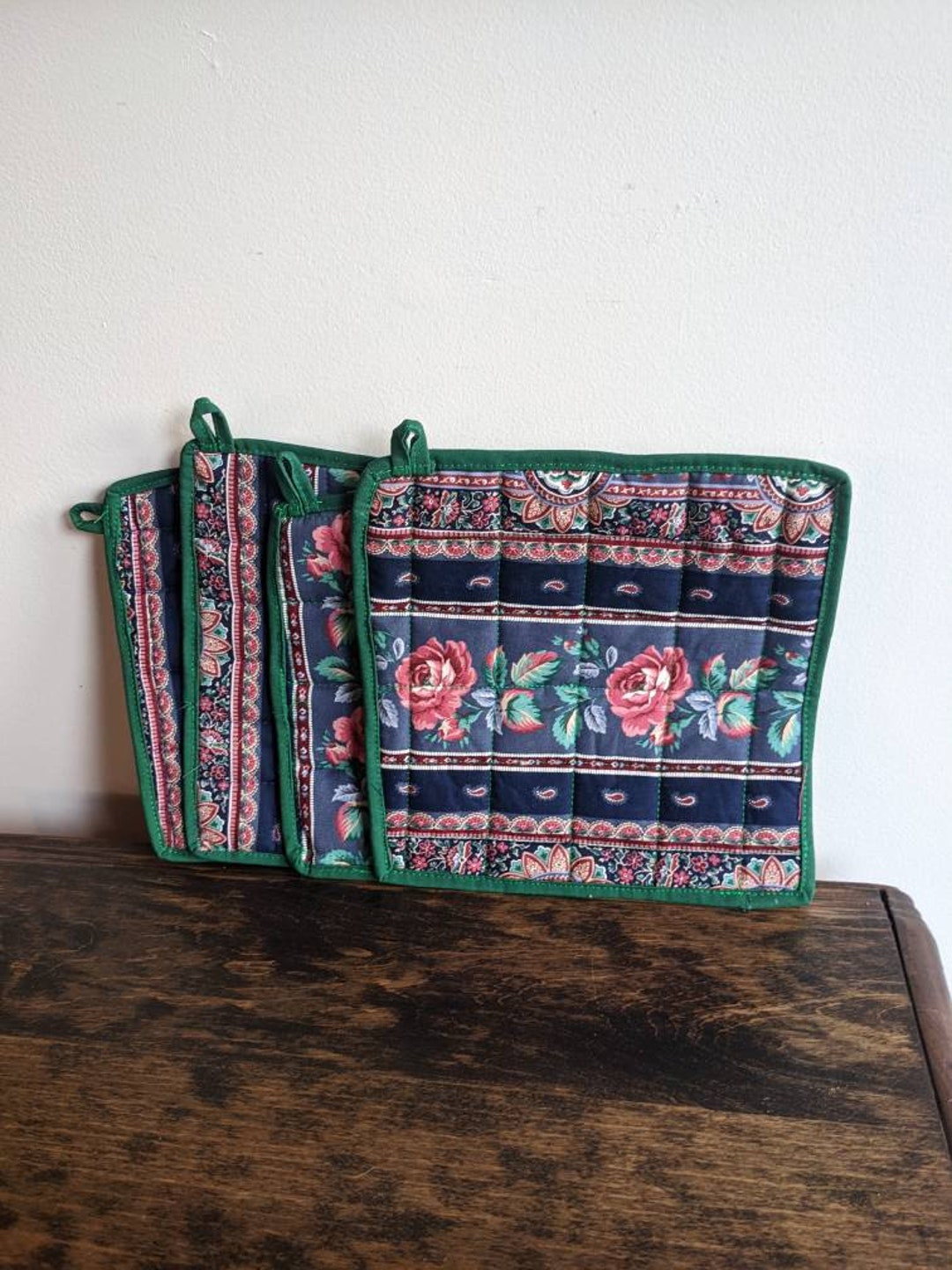 Pretty Pot Holders Set of Two Etsy
