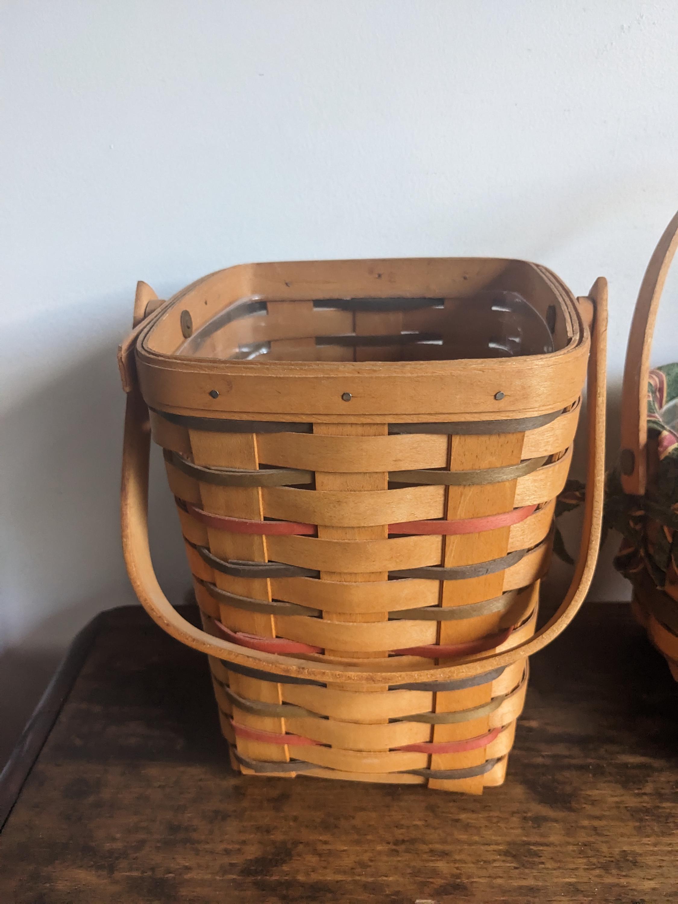 Longaberger Baskets With Plastic Liners - Etsy Canada