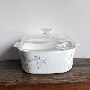 Grote schaal van 5 liter met schaduwiris en deksel