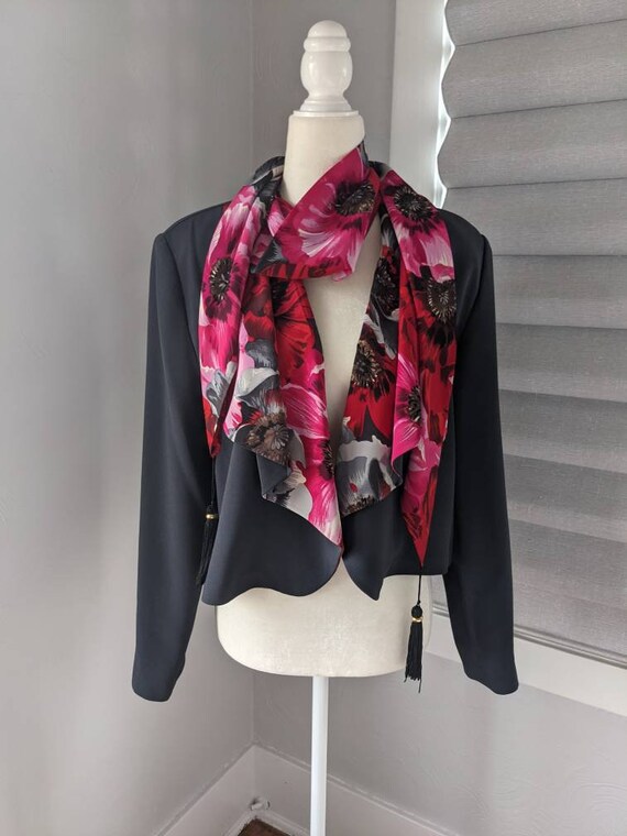 designer D'azur jacket and scarf - image 2