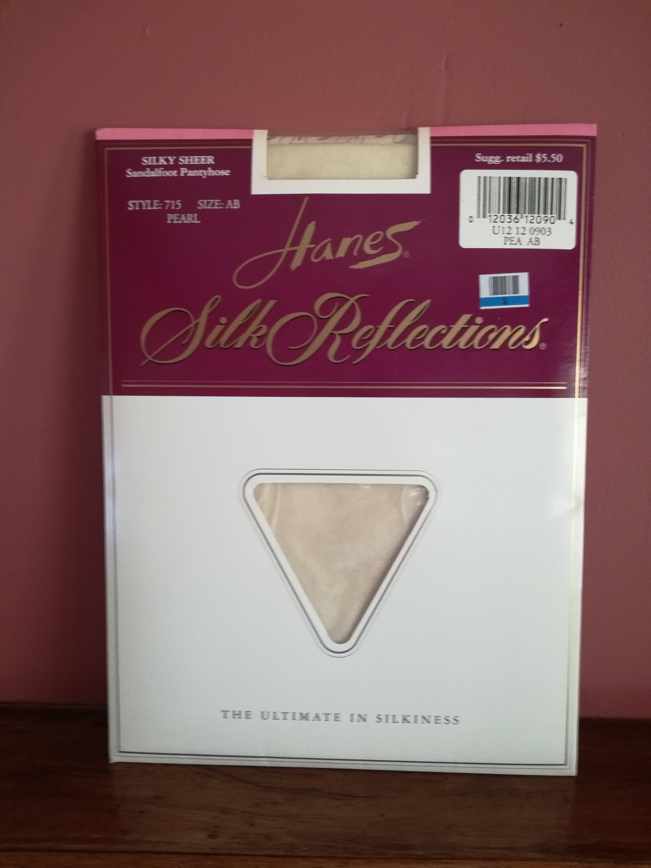 Pearl Off-white Sheer Pantyhose Vintage 