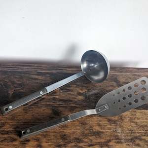 Stainless steel spatula and ladle (QQ)