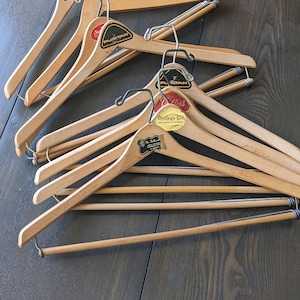 sets of 3 Vintage suit hangers