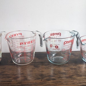 Pyrex measuring cups