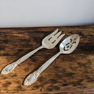 Oneida silver plated serving utensils