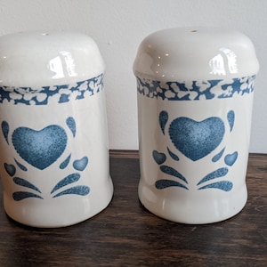 Ceramic salt and pepper shakers