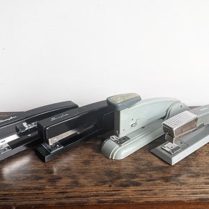 Vintage staplers Swingline Bostich