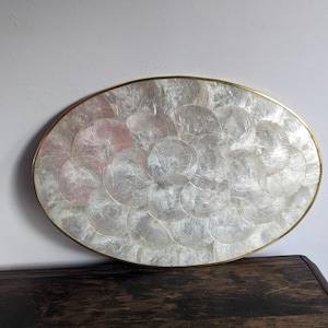 Capiz shell placemat