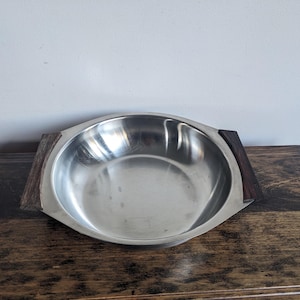 MCM stainless steel serving bowl