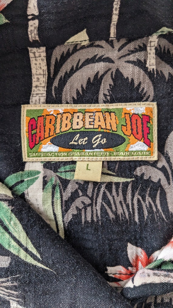 Caribbean Joe ladies blouse tropical print rayon … - image 5