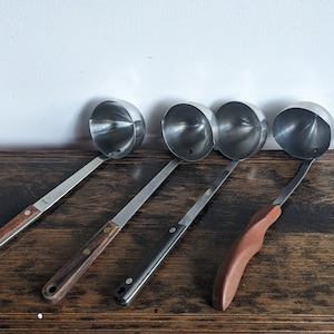 Vintage kitchen cooking ladles, Cutco, Ekco, Flint (HH)