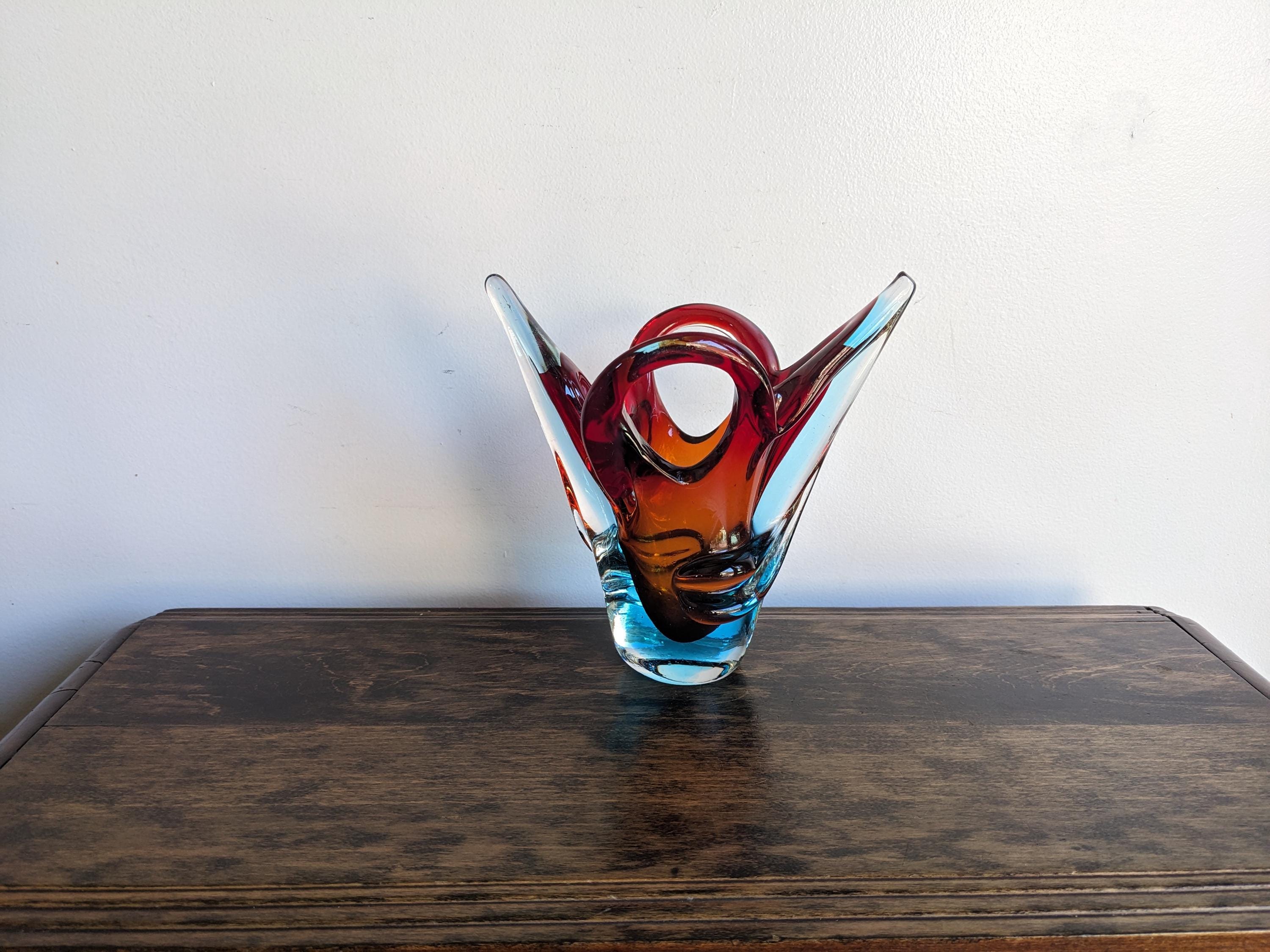 Murano sommerso vase - Etsy 日本