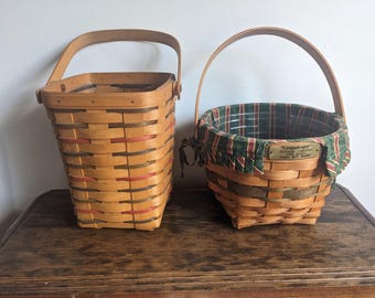 Cestas Longaberger con revestimiento de plástico