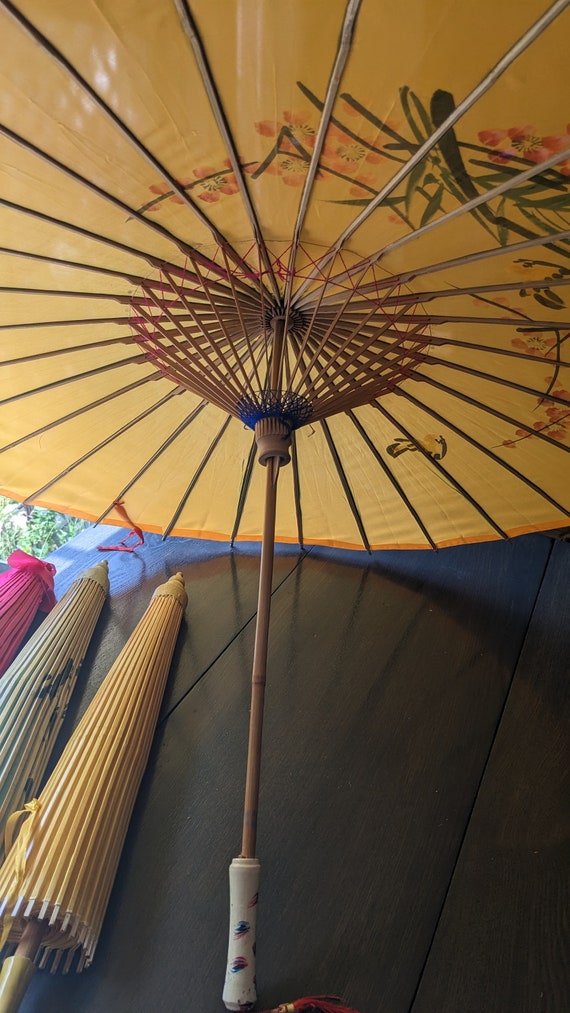 Vintage Chinese parasols umbrellas - image 10