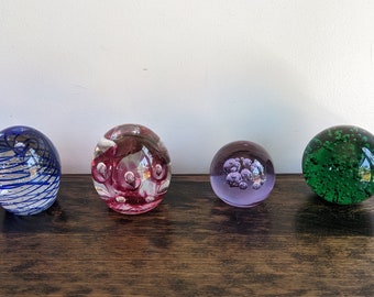 Pesos de papel de arte em vidro soprado