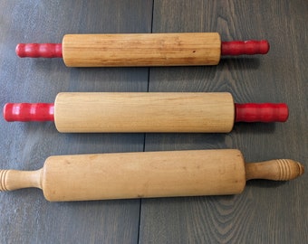 Choice of vintage wooden rolling pins