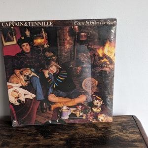 UNOPENED Captain & Tennille vinyl record album &quot;Come In From The Rain&quot;, 1977