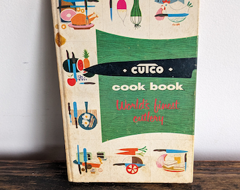 Cutco Cookbook, 1961, all about knives, meat, and cooking