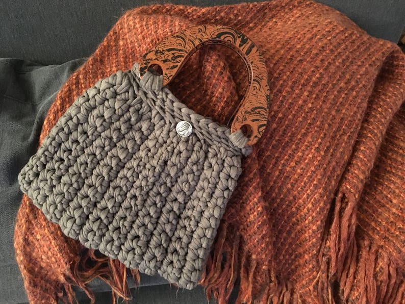 Hand crocheted bag image 1