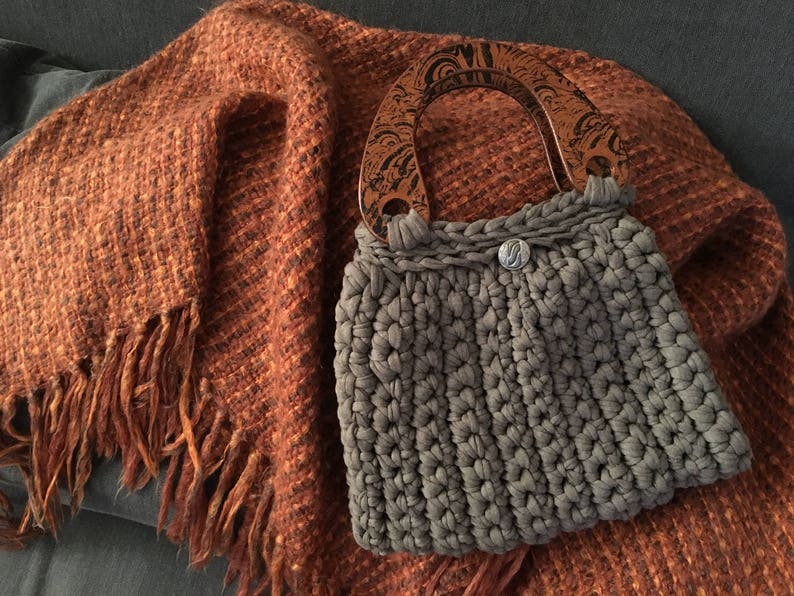 Hand crocheted bag image 2