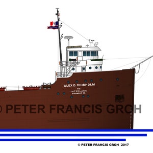 Große Seen Frachterschiff Alex D. Chisholm (1952)