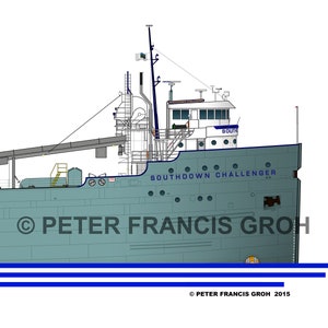 Great Lakes Freighter Ship Southdown Challenger (1999)
