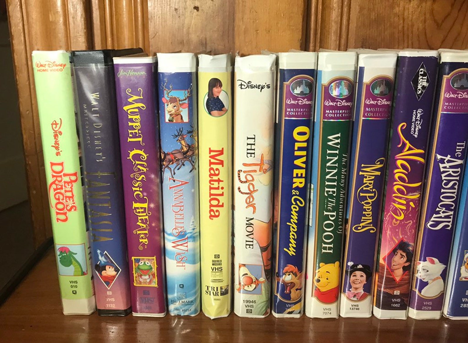 Large Selection of Vintage Disney VHS Tapes Etsy