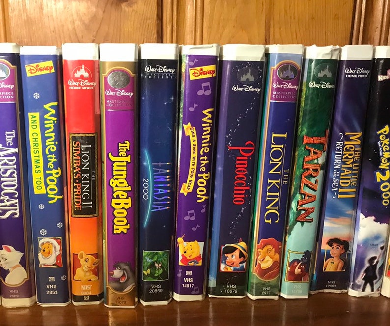 Large Selection of Vintage Disney VHS Tapes - Etsy