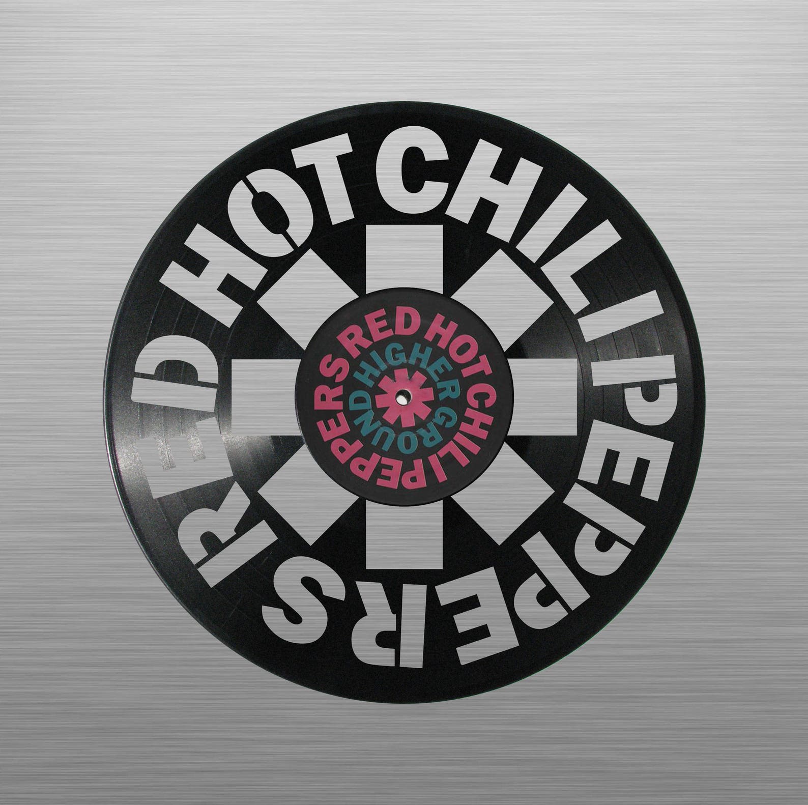 Red Hot Chili Peppers carved vinyl record art for special Etsy Red Hot Chili Peppers carved vinyl record art for special Etsy