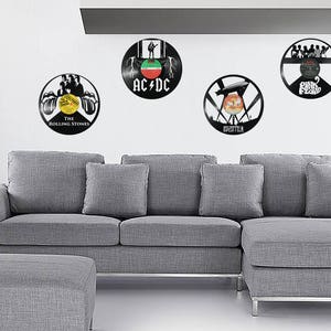 AC DC - Carved Vinyl Record Art for Special Occasions: Birthday ...